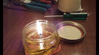 How to Make an Olive Oil Lamp in a Mason Jar [upl. by Hodosh]