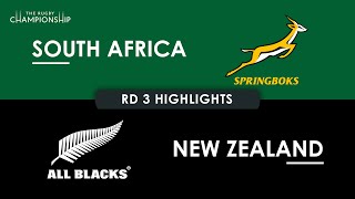 HIGHLIGHTS  SOUTH AFRICA v NEW ZEALAND  The Rugby Championship 2024 [upl. by Nwaf]