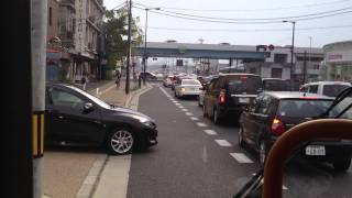 路線バス 前面展望 車窓 JR奈良駅→唐招提寺・西ノ京駅 奈良交通近鉄奈良駅1729発 [upl. by Alic]