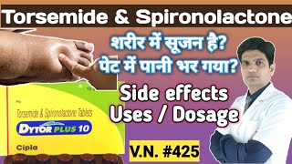 Torsemide amp spironolactone tablets dytor plus 10  Dytor plus 10  Dytor plus 10 uses in hindi [upl. by Felty]