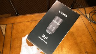 LIVE Canon RF 600mm f11 Unboxing by Ken Rockwell [upl. by Polik]