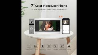 Tuya Smart Home Video Intercom System Wireless WiFi Video Door Phone Security System [upl. by Carroll]