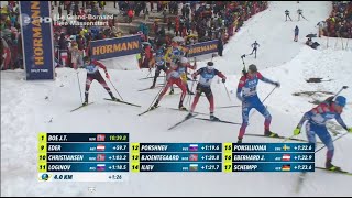 Biathlon  quot Massenstart Herren quot  Annecy  Le Grand Bornand 2019  quot Mass Start Men quot [upl. by Ailb]