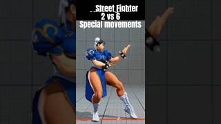 Street Fighter 2 Vs 6 Comparison Chun LI  streetfighter computergaming arcade viralvideo [upl. by Brest]