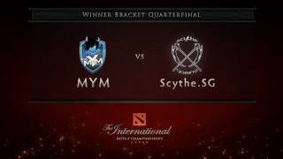 MYM vs ScytheSG  Winner Quarterfinal  Dota 2 International  Russian Commentary [upl. by Nancey]