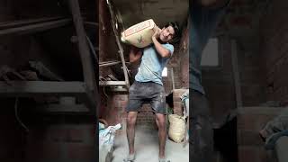 50 KG Cement Lift By Siddhu 💪 [upl. by Dowlen]