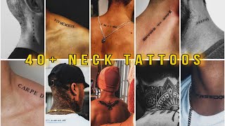 Neck tattoo 40 🔥Part  2 2024  Neck Tattoos for men  Ashuosh Tattooz tattoo Neck Tattoo [upl. by Ailin639]