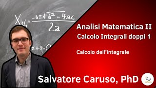 Analisi 2  Esercizi integrali doppi 1  Calcolo dellintegrale [upl. by Rosita]