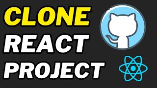 Clone React Project From Github Tutorial For Beginners [upl. by Nelon]