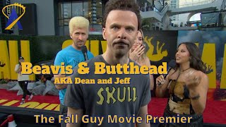 Beavis and ButtHead AKA Dean and Jeff at The Fall Guy Premier [upl. by Fia924]