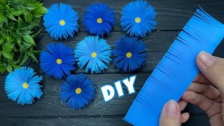 How to make EASY Paper Flowers DIY Paper Craft Ideas Tutorial [upl. by Hung]