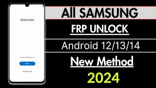 SAMSUNG FRP BYPASS 2024 The EASIEST Way to Bypass New Security [upl. by Aicilas541]