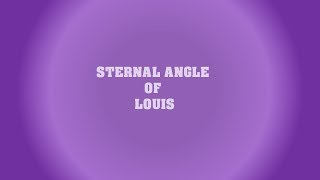 Sternal angle of louis [upl. by Katuscha]