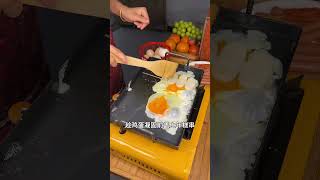 誰能拒絕一個糯嘰嘰的蛋包糕 cooking food [upl. by Yojal746]