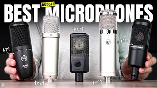 Best BUDGET Microphones For Vocals 2024  AudioTechnica AT2020 Rode NT1A amp Lewitt LCT 440 Pure [upl. by Llehcear838]