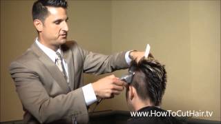 Mohawk Hairstyle  Part 4  FadingTapering Blending With Clippers [upl. by Oiramat]