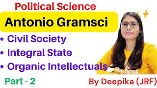 Antonio Gramsci  Cultural Hegemony Political amp Civil Society Intellectuals [upl. by Melleta272]