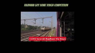 Howrah  New Delhi Rajdhani Express vs Bardhaman Super Local Epic Race 🔥 [upl. by Airdnat]