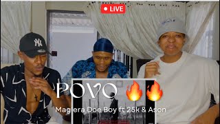 🤞🏾FAMILY REACTS🤞🏾to MAGLERA DOE BOY FT 25K amp ASON POVO🔥🔥 [upl. by Maurene762]