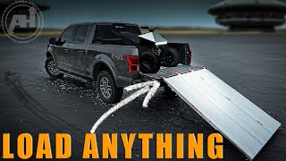 BEST UTILITYLOADING RAMP FOR PICKUP TRUCKS  Black Widow TriFold Ramp Review [upl. by Dunstan]