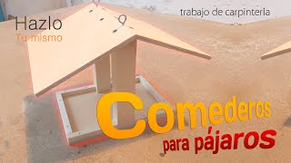 Comedero para pájaros de bricolaje DIY [upl. by Nanci]