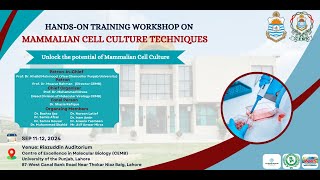 Handson Workshop on Mammalian Cell Culture Techniques Inaugration [upl. by Elinet]