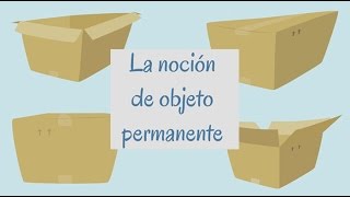 La noción de objeto permanente de Piaget [upl. by Nosneb]