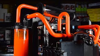 Mosquito  Custom Triple Reservoir Open Air ITX Gaming PC [upl. by Atteram]