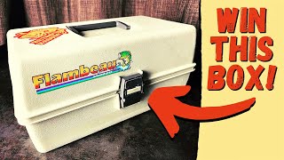 You can win this VINTAGE TACKLE BOX right now loaded [upl. by Wilburt289]