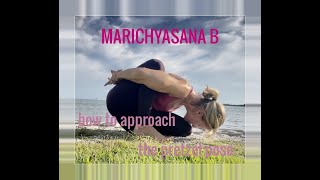 Marichyasana BHow to approach this Pretzel like pose and what are the benefits of it [upl. by Luciana]