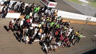 2012カワサキ東北 バイク祭り in ｴﾋﾞｽｻｰｷｯﾄ 各ショップ走行枠 [upl. by Burch]