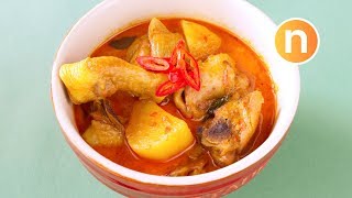 Malaysian Curry Chicken  Kari Ayam Nyonya Cooking [upl. by Arretahs]