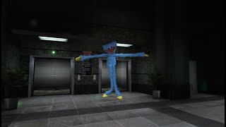 He was blocking the Elevator Huggy Wuggy chase GMod [upl. by Ahsinaj]