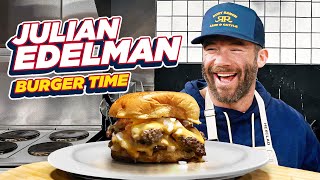 Julian Edelman Brings Back Burger Time  Whats For Lunch [upl. by Erminie]