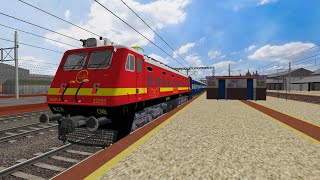 MSTS LIVE TRAIN SIMULATOR INDIAN TRAIN GAMEPLAY PC [upl. by Okimat728]