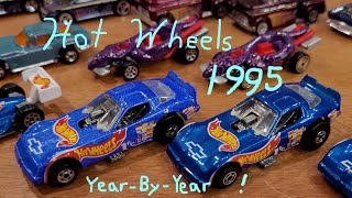 1995 Hot Wheels  Transition Series Collector 275 to 321  Year By Year YBY [upl. by Ahtinak975]