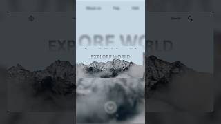 Web Animation in Figma 🌿🌎🌳webanimation mountains neture uiuxdesign webpage floting [upl. by Notyalc]