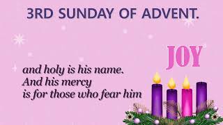 RampA Psalm amp Acclamation YEAR B 202324 THIRD SUNDAY OF ADVENT NEW LECTIONARY [upl. by Leamse]