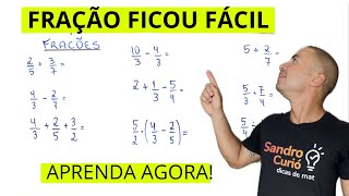 FRAÇÃO  APRENDA FRAÇÕES EM POUCOS MINUTOS [upl. by Isbella944]