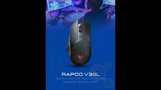 RAPOO V30L  Connection Wireless 24 GHz  Wired [upl. by Nortyad]