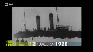 §1 Polo Nord 12071928 salvataggio sopravvissuti dirigibile Italia con rompighiaccio Krassin [upl. by Patrick]