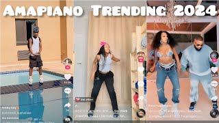 Amapiano Trending TikTok challenges  2024amapianodancechallengeamapiano [upl. by Yorgo]