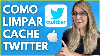 COMO LIMPAR o CACHE do TWITTER no IPHONE  PASSO A PASSO [upl. by Lalita]