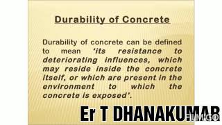 Durability of concrete and test [upl. by Kobe]