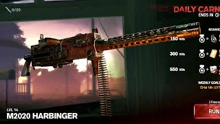 M2020 Harbinger Gun  Zombie Kill  Daily ChallengeInto the dead 2 gaming gameplay [upl. by Marvella]