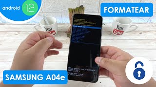 Formatear Samsung Galaxy A04e  Android 12 [upl. by Kevan]