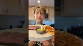 Steak Frites amp Bearnaise shorts fyp viral cooking food chef recipe steak fry trending [upl. by Yendyc]