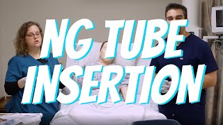 NG Tube Insertion  Nurse Skill Demo [upl. by Ful]