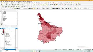 QGIS  CHOROPLETH MAP  LAYOUT PREPARATION [upl. by Fine929]