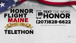 NEWS CENTER Maines Honor Flight Maine Telethon is Thursday [upl. by Elleinad]